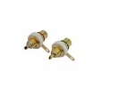 RCA-connector chassis-mount gold /pair