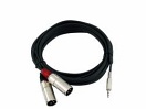 Cable AC40-15 3.5jack plug/2xXLR m. 1,5m